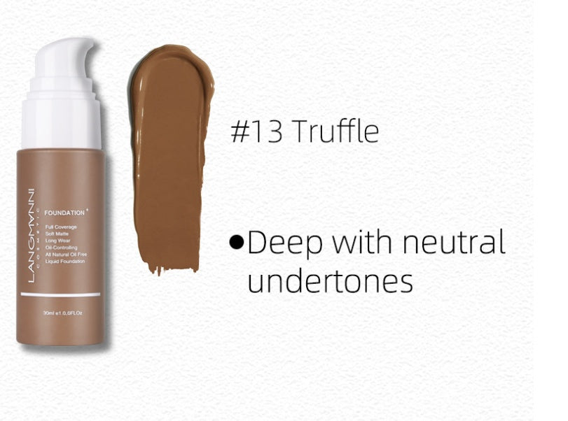 Matte Oil-Control Concealer Liquid Foundation