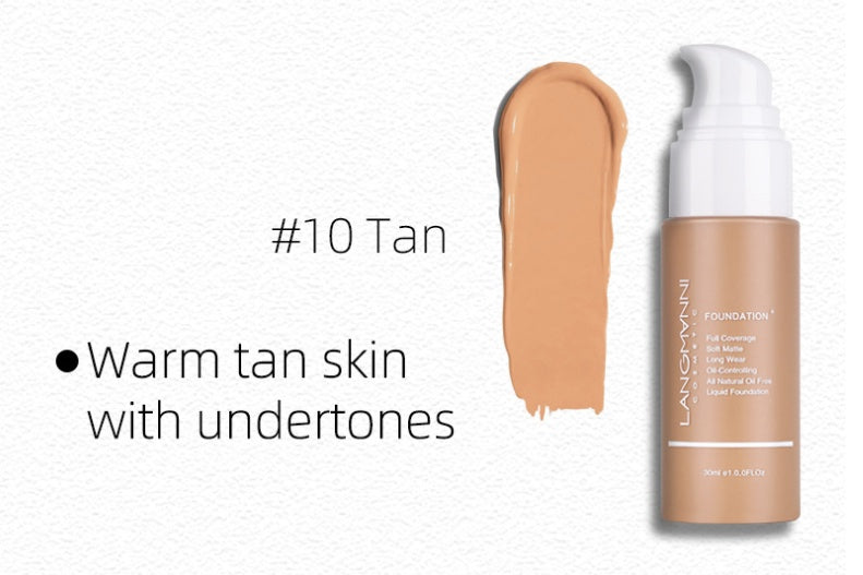 Matte Oil-Control Concealer Liquid Foundation