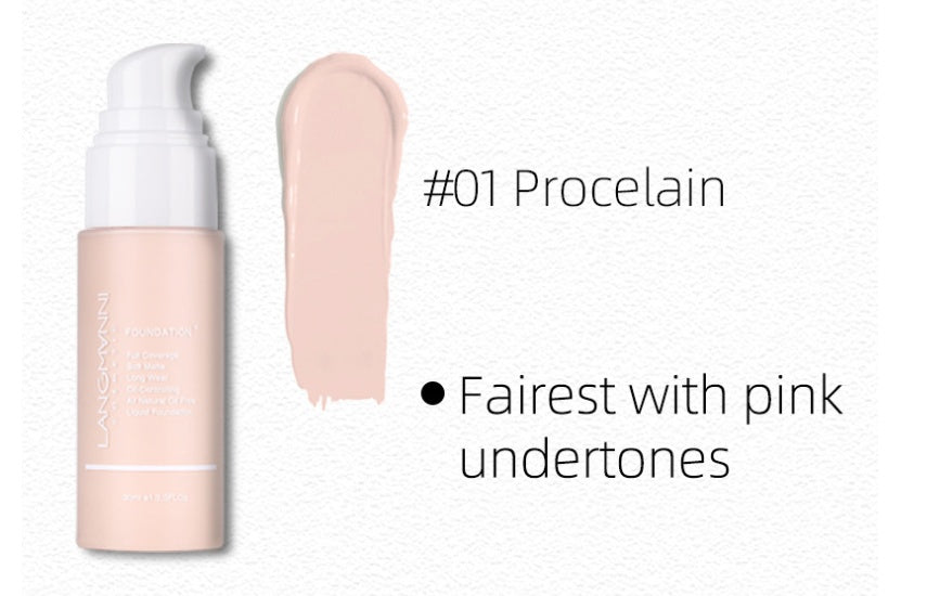 Matte Oil-Control Concealer Liquid Foundation