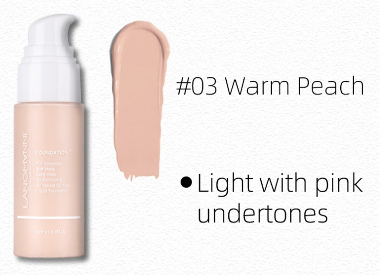 Matte Oil-Control Concealer Liquid Foundation