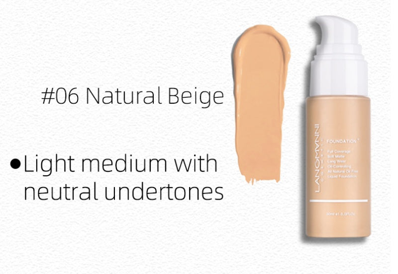 Matte Oil-Control Concealer Liquid Foundation