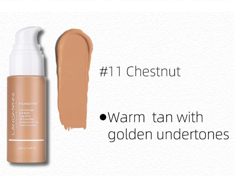 Matte Oil-Control Concealer Liquid Foundation