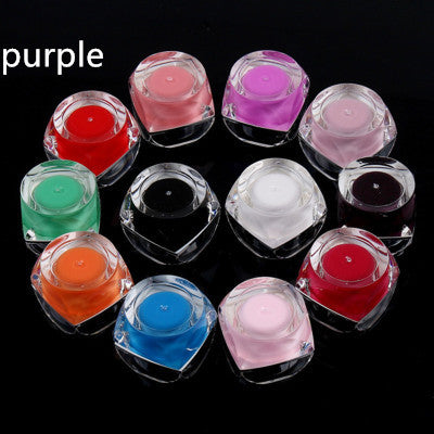 Special solid color phototherapy gel for nail phototherapy nail