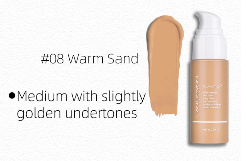 Matte Oil-Control Concealer Liquid Foundation